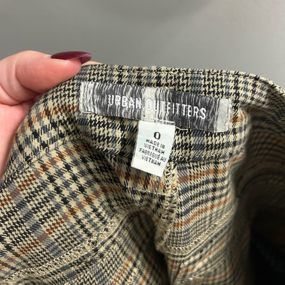 Urban outfitters plaid flare cargo utility pants - Picture 7 of 9